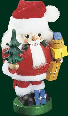 Nussknacker Nußknacker Nutcracker Santa+Pakete Erzgebirge Weihnachten NEU 12640