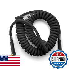 MXR 15ft Coil Cable by Jim Dunlop - Black Right Angle Instrument Cable