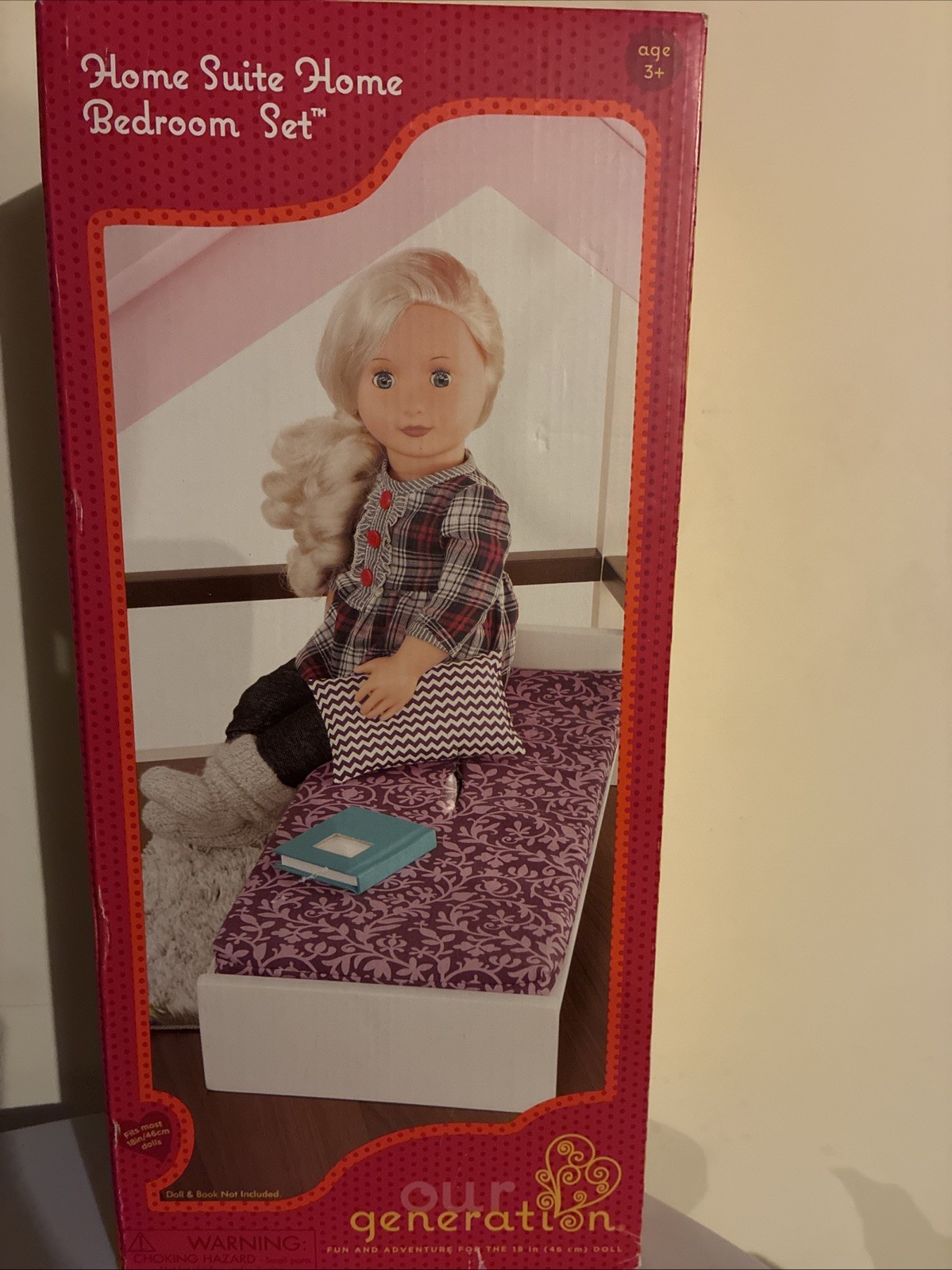 Our Generation Home Suite Home Bedroom Set for 18" Dolls New