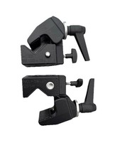 Two Manfrotto 035 Super Clamp - Black - Excellent Condition