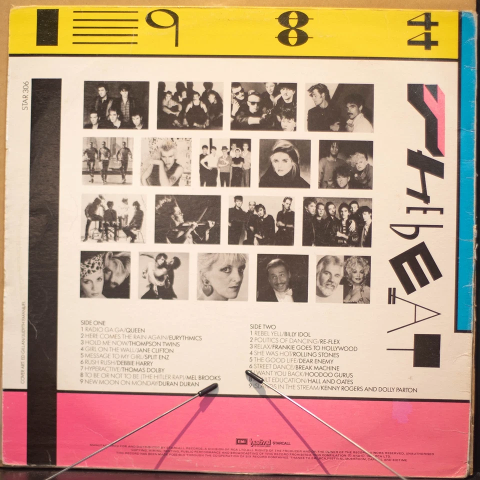 1984 "THE BEAT" - Various - Vinyl LP - RCA Victor - 1984 -VG FREE POSTAGE (3141) - Image 4 of 4