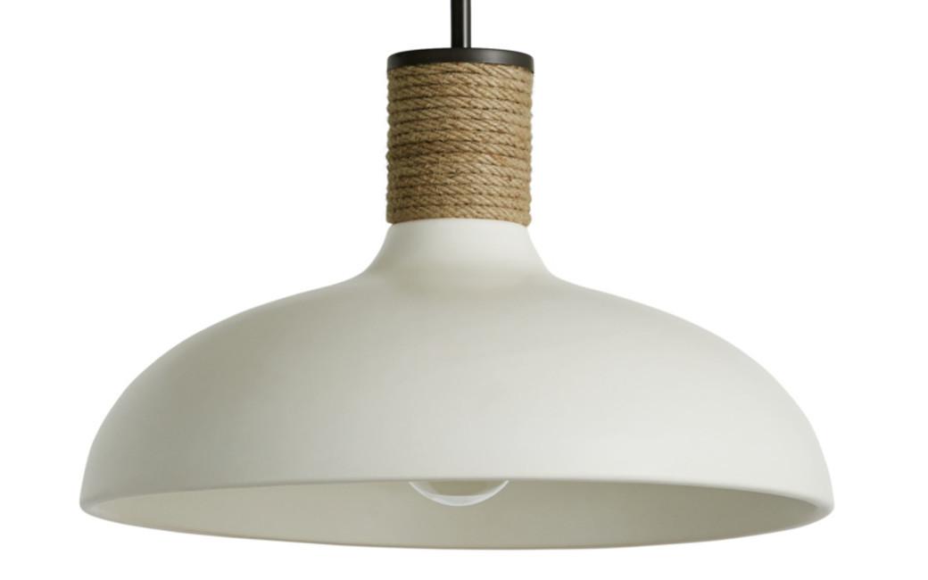 Capital Lighting 17.5W Grey Pendant Light Fixture 340612