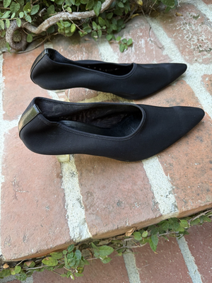 The Row Black Mesh Lucite Heel Sock Pump, size 37 | eBay