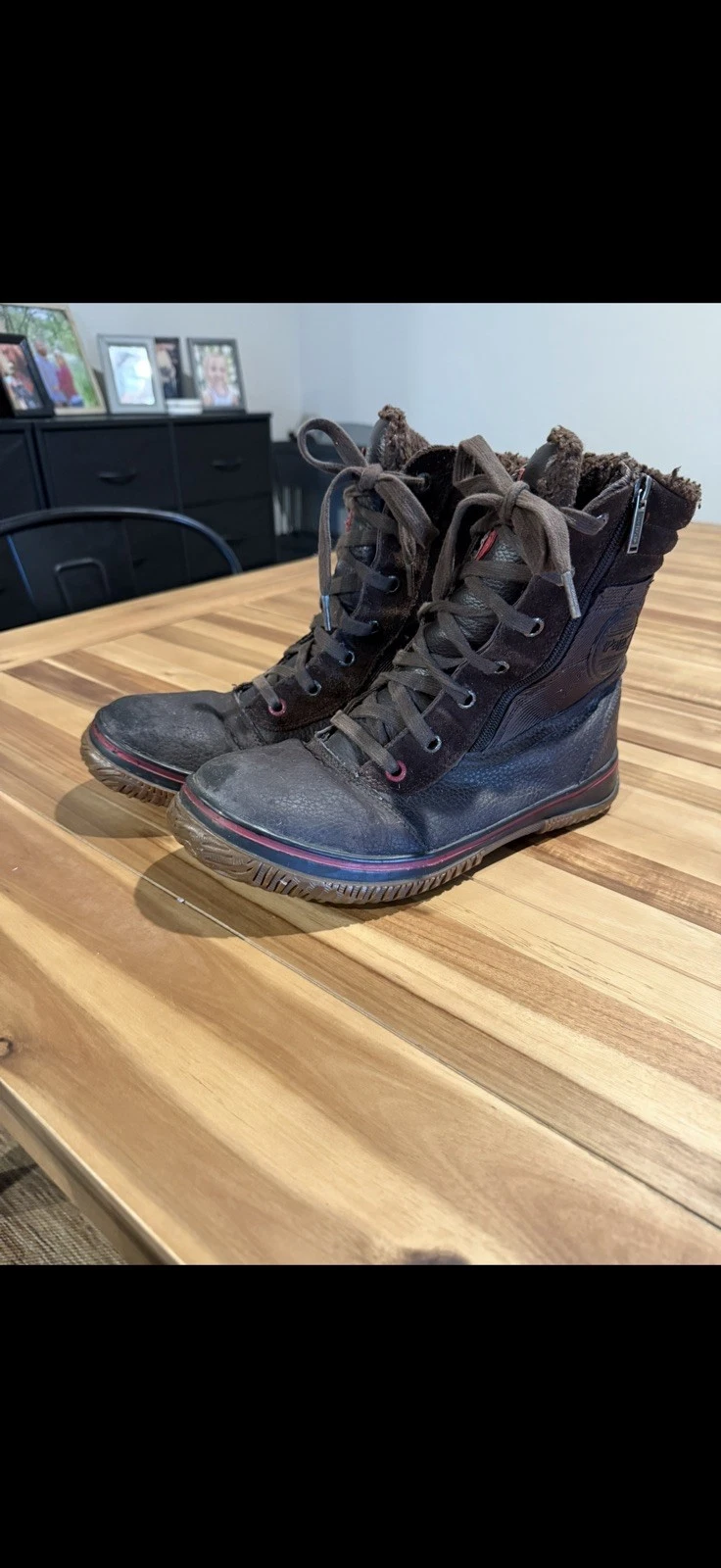 Pajar Trooper 2.0 Waterproof Mens brown Leather Insulated Boots Size 10 - 10.5