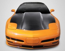 For 1997-2004 Corvette C5 Carbon Creations Dritech Cowl Hood - 1 Piece For 1997-2004 Corvette C5 Carbon Creations Dritech Cowl Hood - 1 Piece