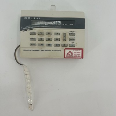 Napco Gemini GEM-RP3DGTL  Security System Keypad Alarm Panel Control Untested B