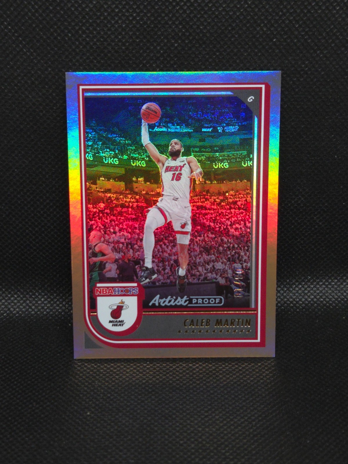 Caleb Martin 2022-23 Panini Hoops Basketball /10 Gold Artist Proof #104 Heat