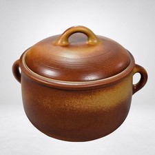 Franco Bucci Laboratorio Pesaro Italy Covered Casserole Bean Pot Signed LP 13in