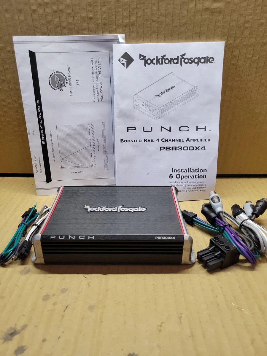 Rockford Fosgate 300X4 Car Audio Amplifiers for sale | eBay