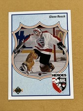 1990-91 Upper Deck French Heroes  #507 Glenn Resch New York Islanders