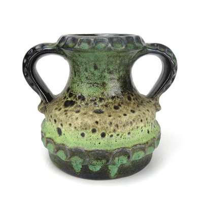 CARSTENS LUXUS Keramik Kerzenhalter 60er Jahre Fat Lava Pottery Vintage WGP