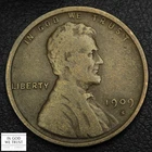 1909 S Lincoln Wheat Copper Cent 1C