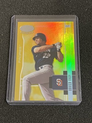 Xavier Nady 2003 Leaf Certified Materials Mirror Gold #d /25 Padres #158