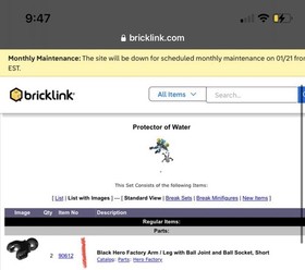 LEGO BIONICLE: Protector of Water (70780)