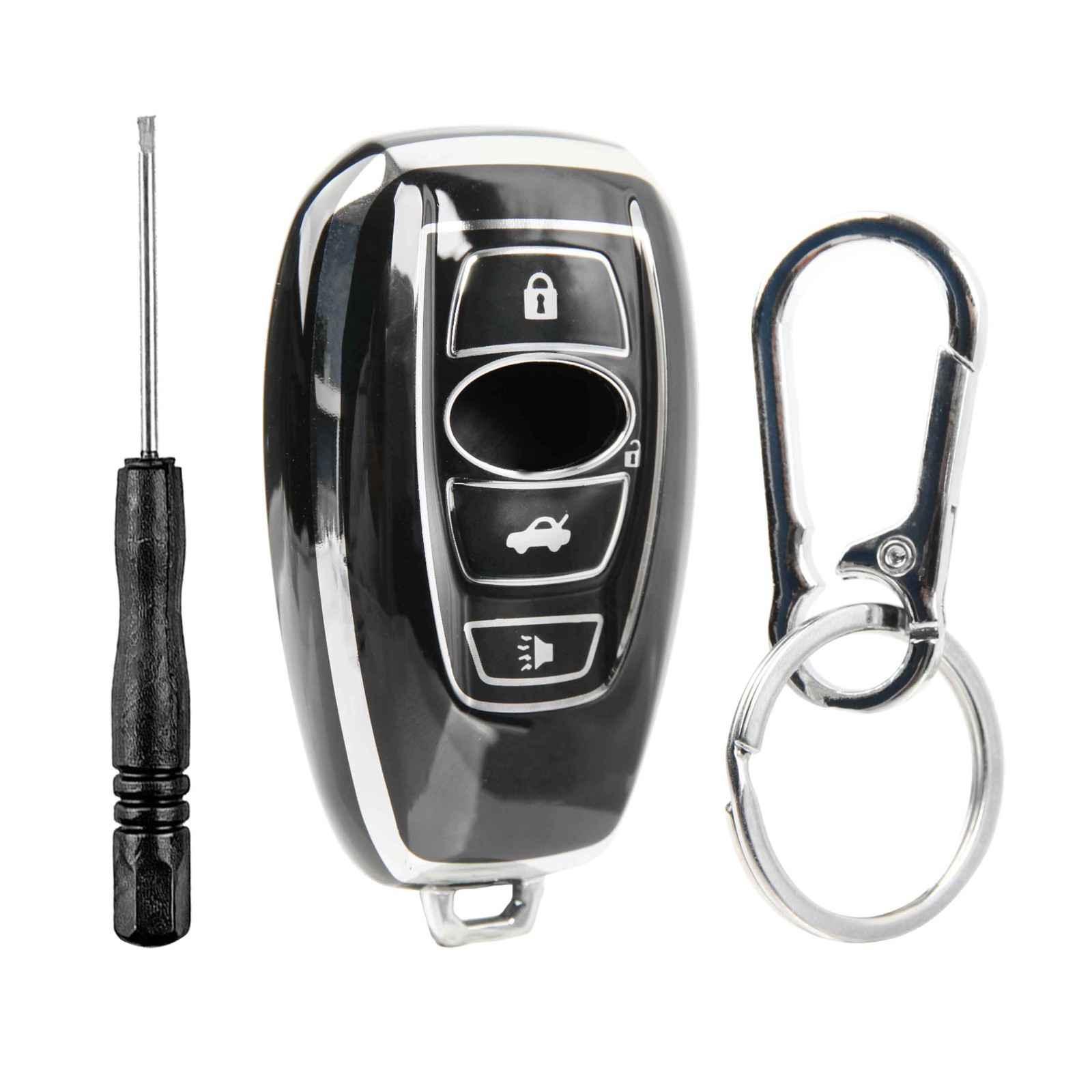 Remote Key Fob Shell Case Polymer Cover for 2017 2018 2019 2020 2021 Subaru