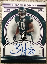 BRIAN DAWKINS 2020 Panini Limited Ring of Honor Auto Amethyst Spotlight /10 READ