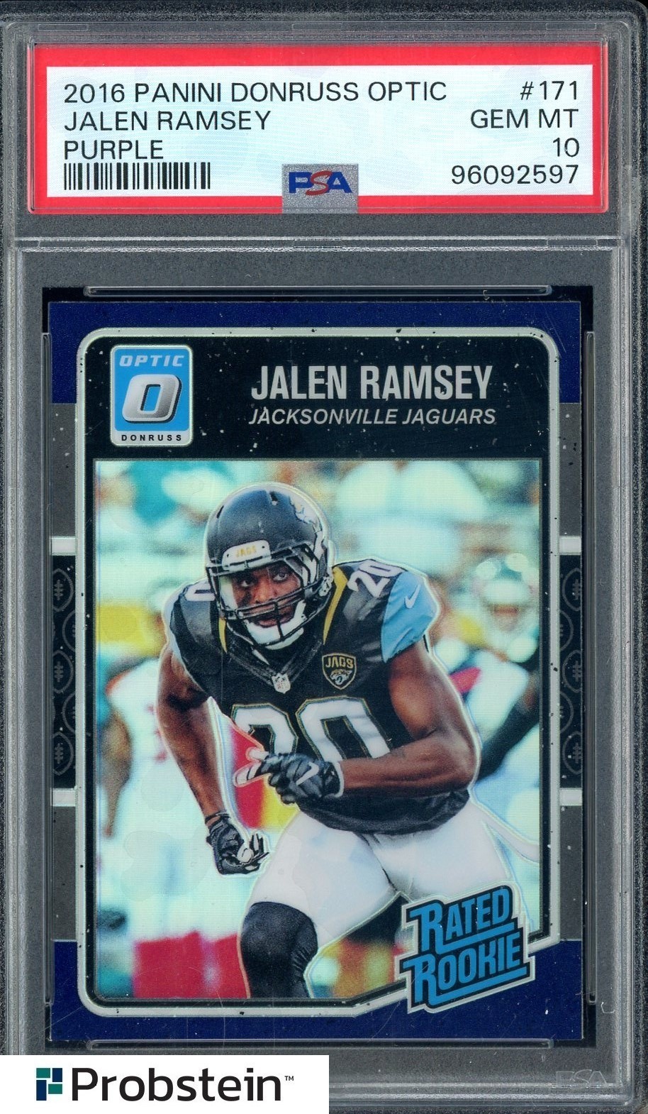 Jalen Ramsey Panini Donruss Optic #171 Purple