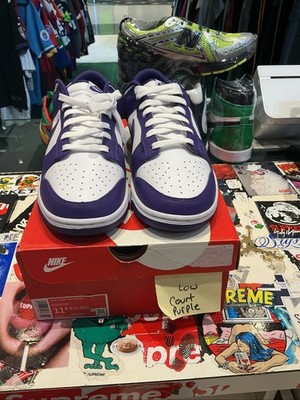 Size 11.5 - Nike Dunk Low Retro Court Purple 2022