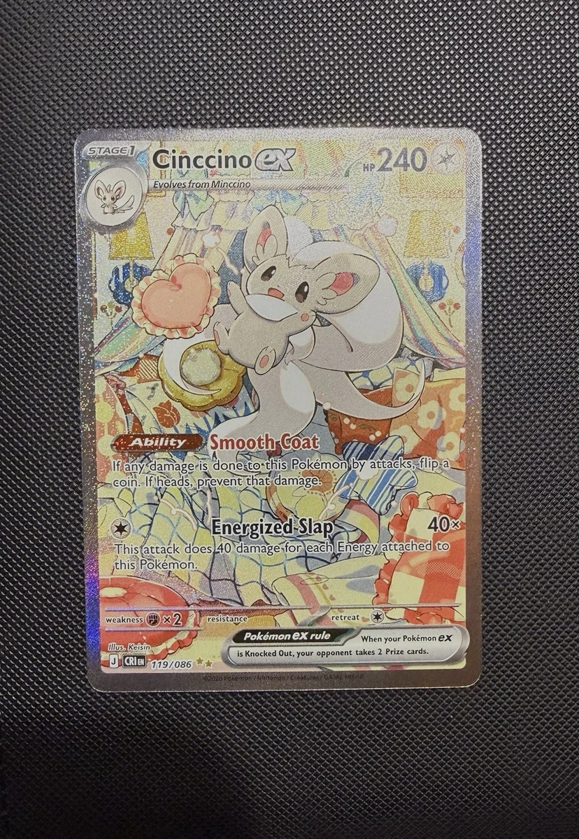 25+ Cinccino Ex 119/086 Me04: Chaos Rising for sale | Updated Oct 2026