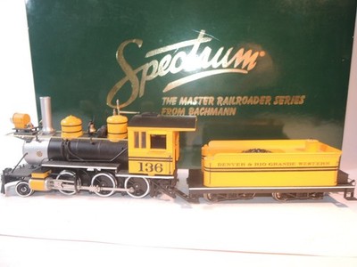 ++ G2755 On30 1:48 Spectrum 25218 Dampflok Mogul Denver RioGrande Bumble Bee NEU