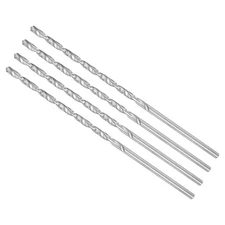 Extra Long Twist Drill Bits 4.2mm x 160mm HSS Twist Drill Bit 4-Pieces