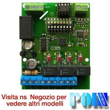 RICEVITORE QUADRICANALE CODICI FISSI E ROLLING CODE PER CANCELLO AUTOMATICO