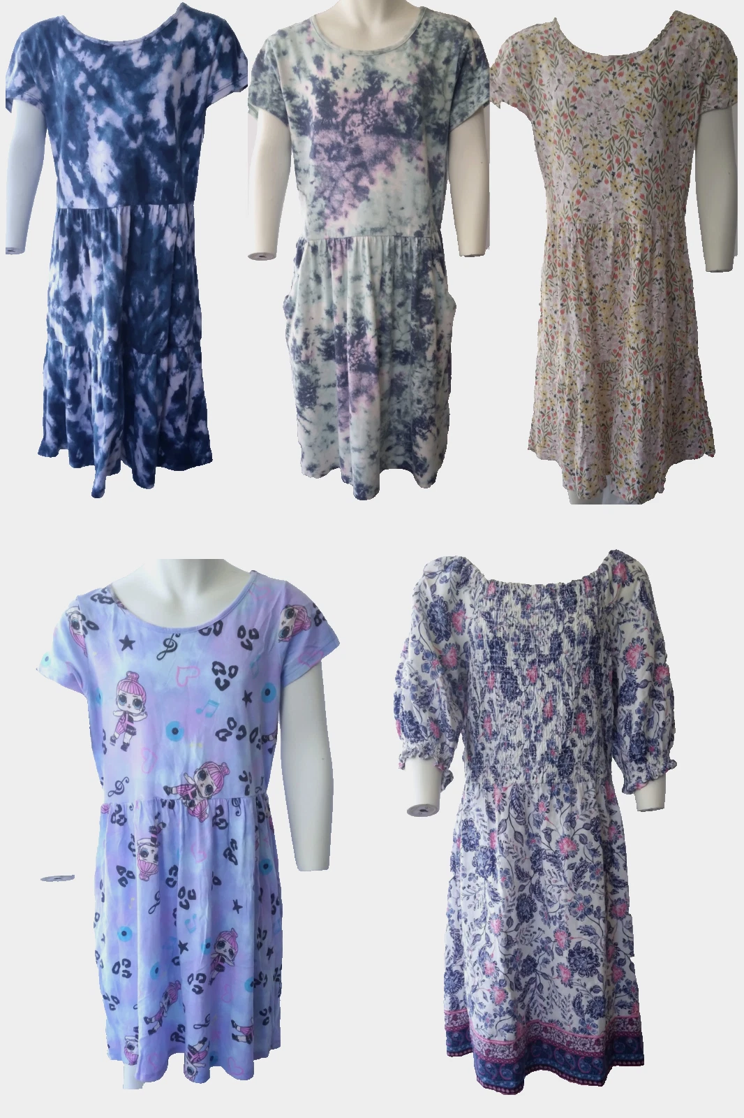 Bundle Dresses Girls XL 14/16 Cotton Summer Old Navy LOL Suprise Cat & Jack
Opens in a new window or