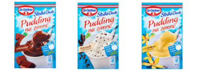 DR OETKER COLD PUDDING 100% - 35G - INSTANT DESSERT - CHOCOLATE CREAMY VANILLA 