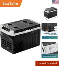 Portable 12V Fridge Freezer - 22QT, Fast Cooling Multiple Power Options