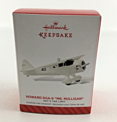 Hallmark Ornament Sky's The Limit #18 Howard DGA-6 Mr. Mulligan Plane Nuevo 2014 - Imagen 1 de 6