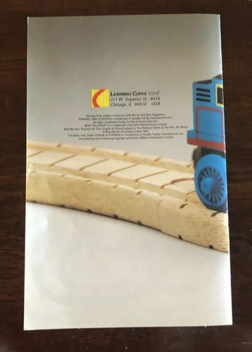 Curva de aprendizaje 1994 madera Thomas el tren anuario catálogo! Raro - Imagen 2 de 2