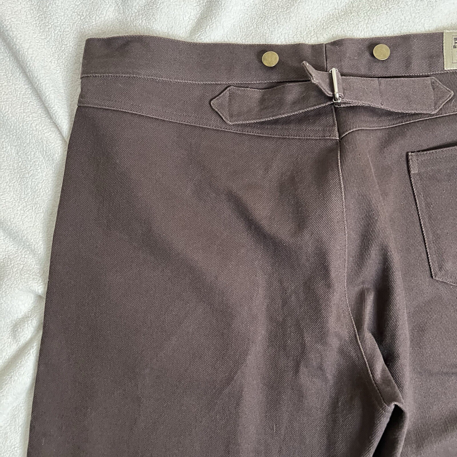 Frontier Classics Pants Button Fly Brown Canvas B… - image 13