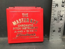 Vintage The Master Key Chromatic Pitch Instrument A-440 13 Keys Lindners USA