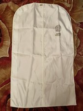 New Authentic Gianni Versace Garment Bag Storage Travel White Logo 39  x 24  Prada