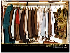 2004 Army Reserve Recruit Print Ad, Home Closet Civilian Clothing Camo Uniform