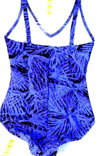 SPEEDO Women's 1 Piece Swimsuit Swimwear Purple Sz 6 - Picture 2 of 3