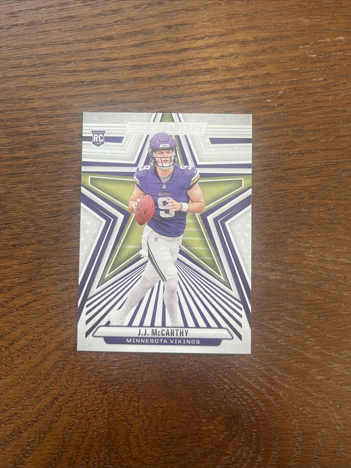 JJ McCarthy 2024 Panini Rookies & Stars Rookie Card #135 RC  