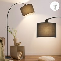 Stehlampe Stehleuchte Design Bogenlampe Leselampe Standleuchte Wohnzimmer E27 De