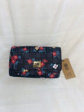NWT Steve Madden Btory Black and Floral Logo Bag Crossbody with Gold Chain