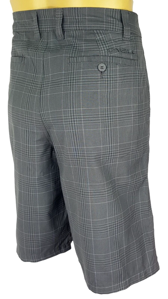 Ou0026#039;NEILL Mens Grey EVENING DRESS SHORTS Flat - Waist 34u0026#034; - RRP £59  | eBay
