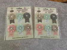 Prima Marketing Handmade Paper Flower Awards 2 Pkgs 12 Pcs NIP #16