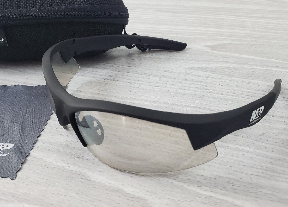 Occhiali Da Tiro M&P Whitehawk - Lenti A Specchio Blu, Anti-Appannamento | Custodia Rigida Inclusa - Foto 10