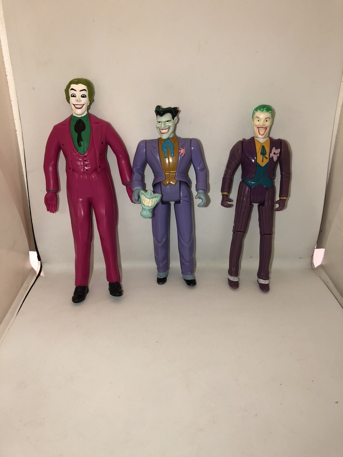 Vintage Joker Action Figure Set - 3 Figures - DC Comics Batman Series