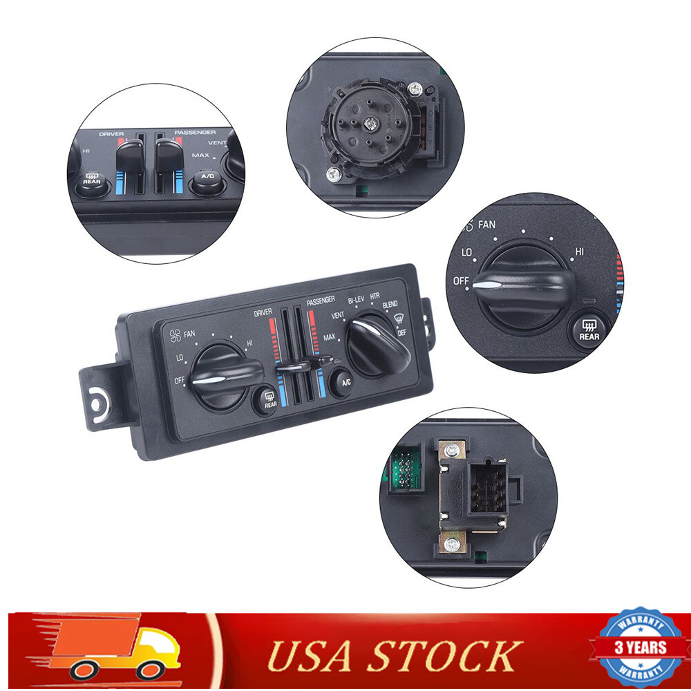 Fit 2000-05 Buick Century Climate Control Temperature A/C Heat Temp Dash 630128