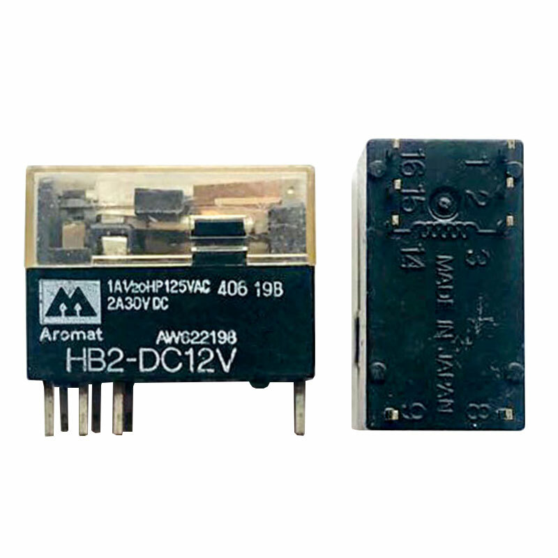 Panasonic Relay HB2-DC12V AWC22198 2A 8Pins Aromat HB2-DC12V