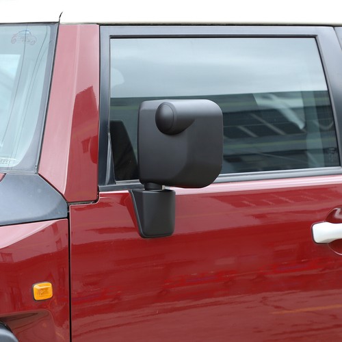ABS Matte Black Side Rear View Mirror Cover Trim For Toyota FJ Cruiser 2007-2021 - Picture 3 of 9