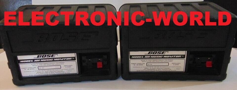 MINT Like NE W! BOSE 101 Indoor Outdoor Pair of Speakers