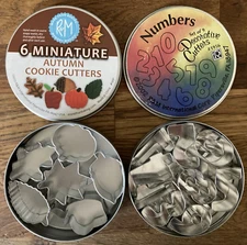 R&M International Mini Cookie Cutters—Autumn Cookies & Numbers