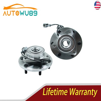 Pair (2) Front Wheel Bearing Hub for 2004-2007 Nissan Armada Titan Infiniti QX56