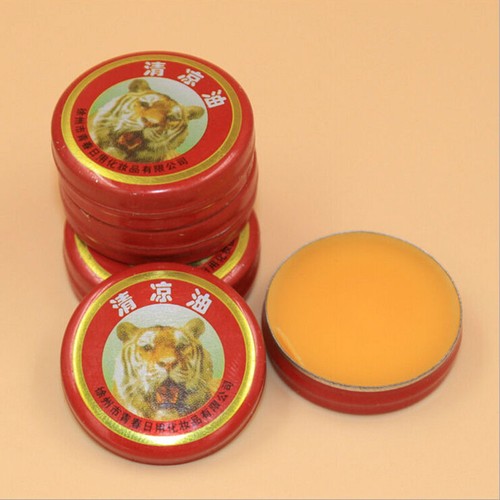 5x Tiger Kopf Menthol Balm Erfrischende Relief Kopfschmerzen NEW ✿ - Picture 5 of 7